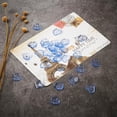 thumbnail image 5 of U8MO 100pcs Acrylic Leaf Pendants Blue Dangle Charms Earring Necklace Making 15x15mm, 5 of 8