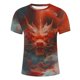 thumbnail image 5 of Camisetas de Cuello de la Tripulación de los Hombres de Verano Redondo Cuello Impreso Camiseta, Top Atlético de Secado Rápido Casual para los Hombres, 5 of 5