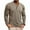 Khaki, variant on Puntoco Men's Casual Polo Shirts Classic Button Basic Long Sleeve Shirt Solid Color Cotton Tees Stylish Tops Khaki 10(XL)