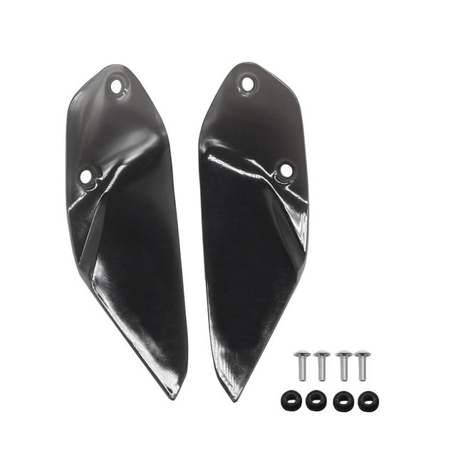 tredstone ABS Safety Guaranteed With Windscreen Side Panel Deflector Easy Installation Durable Wind Deflector Black