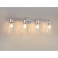thumbnail image 2 of Legion Furniture LM2418-F-C Four Stainless Steel & Glass Wall Lamps, Chrome, 2 of 2
