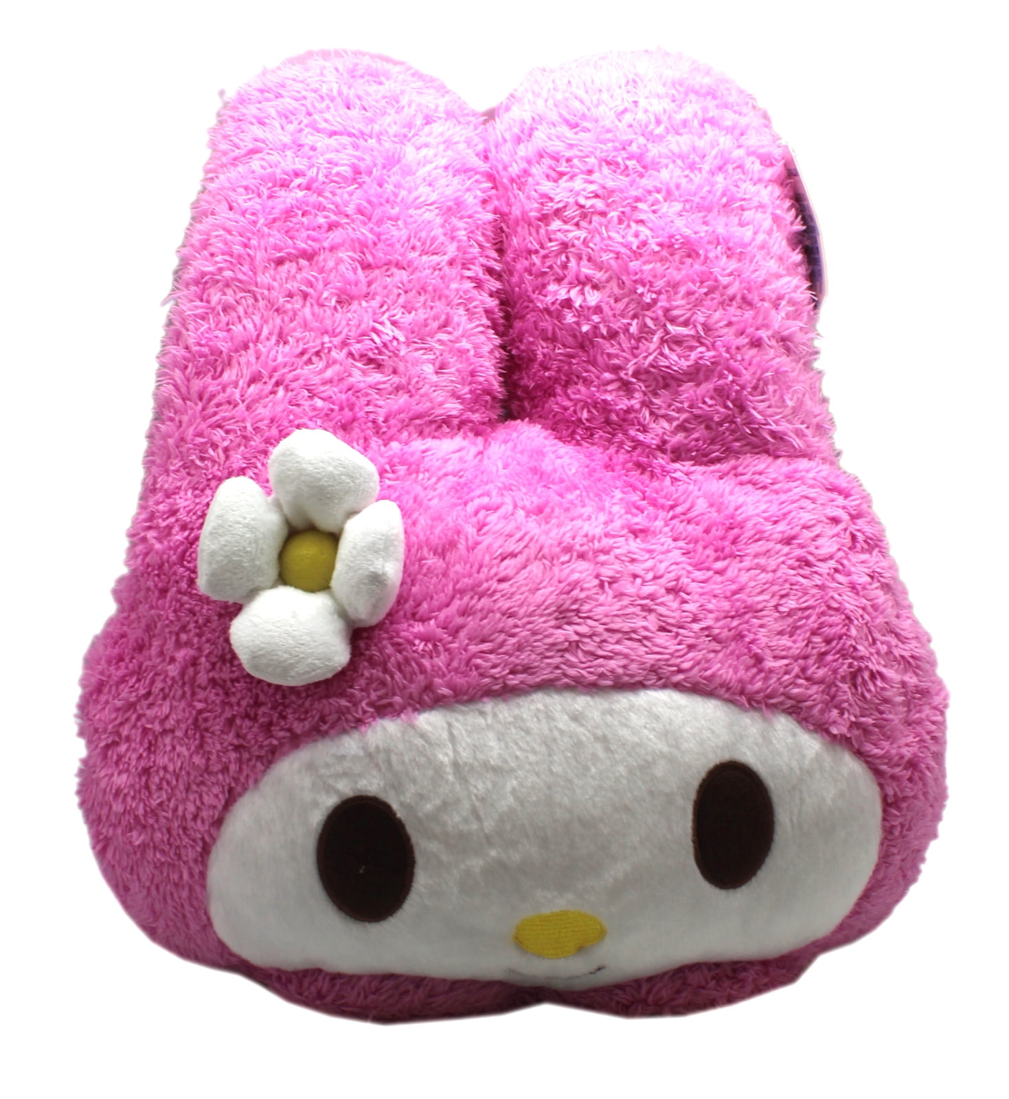 Sanrio's My Melody Pink Hat Soft and Snuggly Kids Plush Pillow (14in