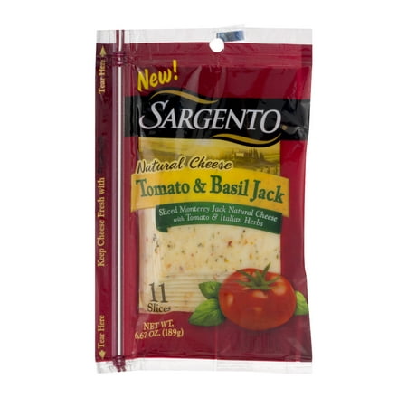 UPC 046100002797 product image for Sargento Natural Cheese Slices Tomato & Basil Jack - 11 CT | upcitemdb.com