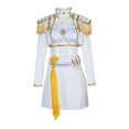 thumbnail image 4 of ZTACE POP Singer Stars Costumes - Mira Zoey Rumi White Outfit Full Set, Girls Cosplay Costumes, Halloween Fancy Party Costumes - White, 150, 4 of 9