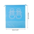 thumbnail image 4 of Unique Bargains 10 Pcs Sneakers Pattern Dustproof Shoe Dust Bag Shoes Storage Bag Portable Drawstring Storage Bag Blue, 4 of 5