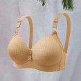thumbnail image 2 of WZXFASHION Soutien-Gorge à Maintien Élevé pour Femmes Bretelles Réglables Couverture Complète Soutien-Gorge Confortable Sans Armature Sans Fil Jaune TTG, 2 of 3