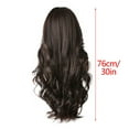 thumbnail image 3 of JINCBY Clearance,Black Body Wave Wig For Women With Medium Length Curly Hair, Brown 1B Wig European And American Rose Mesh Matte Silk Gift for Women, 3 of 3