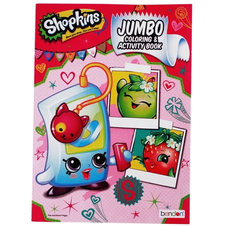 Shopkins Jumbo Activity and Coloring Book 96pg - Walmart.com
