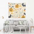 thumbnail image 2 of Yayeee Tapestry Wall Hanging for Bedroom 60" x 40" Living Room Home Wall Art Decor, Halloween Cute Ghosts, 2 of 7