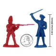 thumbnail image 2 of BMC Revolutionary War Plastic Army Men - 34 British, American, French Soldiers, 2 of 6