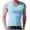 Sky Blue, variant on GERsome Mens Tank Tops Solid Color Gym Sleeveless Muscle V-Neck Pullover T Shirts for Men's Fitness M-5XL