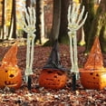 thumbnail image 4 of Ghost Hand Light Horror Scene Layout Copper Wire String Halloween LED Skeleton Finger Ground Lamp Party Supplies, 4 of 9