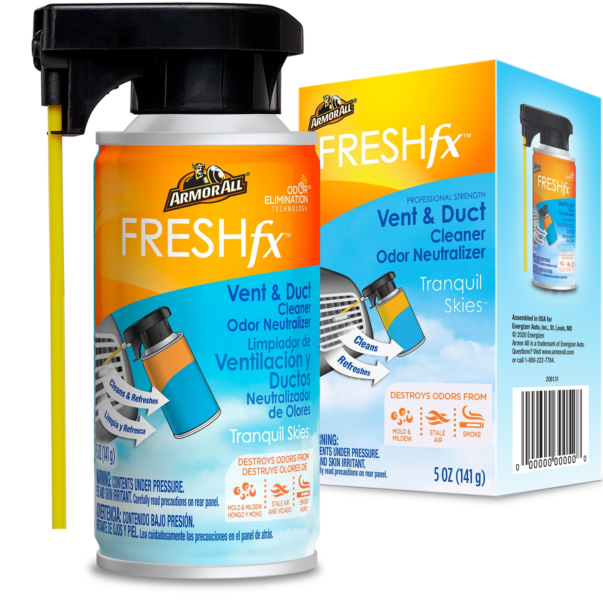 Armor All Fresh Fx Tranquil Skies Vent Cleaner Odor Neutralizer