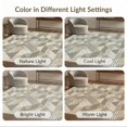 thumbnail image 7 of ODIKA 3'x5' Ultra-Soft Throw Mat, Patchwork Spotted Interlocking Triangles Abstract Motif Geometric Flowing None Washable, Bare feet friendly, Easy Care Indoor rug for Bedside, Vanity, 7 of 7