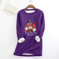 thumbnail image 1 of DPTALR Chandail d'Hiver Décontracté en Peluche à Manches Longues Col Rond pour Femmes, 1 of 4