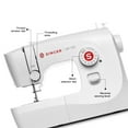 thumbnail image 6 of SINGER M1150 Mechanical Sewing Machine With 45 Stitch Applications, LED Light & 1-Step Buttonhole | Smart Choice for Gifting (White), 6 of 8