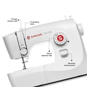 SINGER M1150 Mechanical Sewing Machine With 45 Stitch Applications, LED Light & 1-Step Buttonhole | Smart Choice for Gifting (White)
