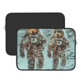thumbnail image 2 of Pofeuu Astronauts On Lunar Mission Print Laptop Carrying Case,13-15-Inch Laptop and Tablet, Sleek Design, Durable and Water-Repellent Fabric, Business Casual or School-15 inch, 2 of 8