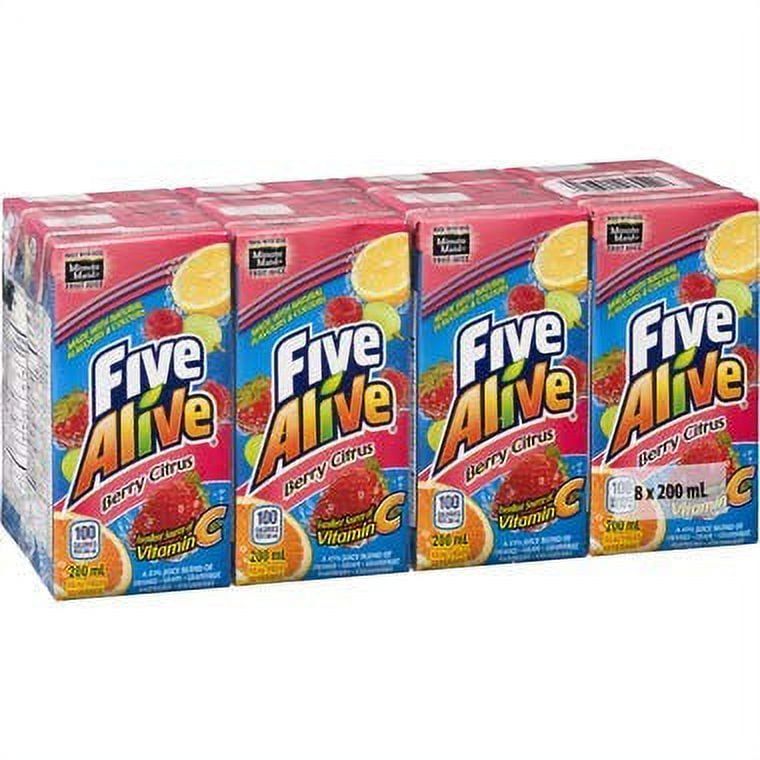 Five Alive Berry Citrus, Juice Box (8ct), 200ml/6.7 fl. oz