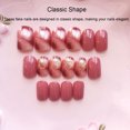 thumbnail image 2 of Qarigey Uñas postizas, manicura colorida de mano corta, puntas de cobertura completa, accesorios de belleza, manicura de uñas falsas para el hogar Juegos de manicura Qarigey CE012451-00B, 2 of 6