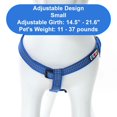 thumbnail image 3 of Arnés para perros Pawtitas, reflectante, ajustable, azul S, 3 of 8