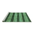 thumbnail image 2 of Ahgly Company Machine Washable Indoor Square Oriental Turquoise Blue Modern Area Rugs, 6' Square, 2 of 4