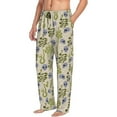 thumbnail image 2 of Vsdgher Skull Snake Print Mens Pajama Pants Sleep & Lounge Pants, PJ Bottoms With elastic waistb and Pockets, 2 of 8