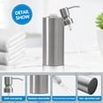 thumbnail image 3 of ARKTEK Large Stainless Steel Countertop Soap Dispenser - Rust and Leak Proof Liquid Hand Soap Pump Bottle for Kitchen, Bathroom and Countertop Hand Dish Lotion (20 Oz / 600 ml), 3 of 18