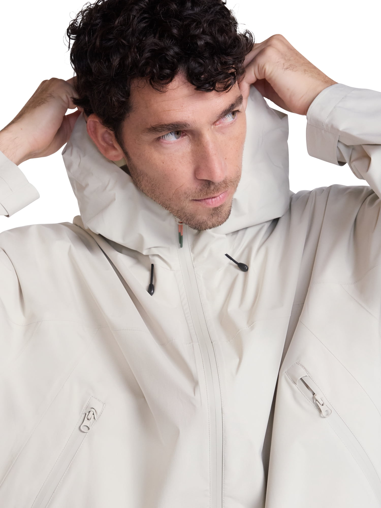Ozark Trails Men's and Big Men's Pinnacle System Rain Jacket, Sizes S-3XL