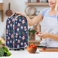 thumbnail image 3 of HELLHERO Santa Claus Snowflake Pattern Kitchen Blender Dust Cover for Polyester Oil Proof with Proof Stain, 3 of 6