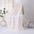 thumbnail image 5 of Bath Towel, Microfiber Bath Towel, Quick Dry Absorbent Shower Towel, Soft Lightweight Towel for Bathroom Travel Swimming, Large Plush Bath Sheet, White, AKLJWH, 5 of 6