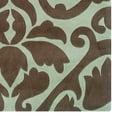 thumbnail image 2 of Linon Home DÃ©cor Trio Area Rug Collection, Chocolate and Spa Blue, 1.83' x 2.83', 2 of 2