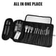 thumbnail image 4 of Bolsas de maquillaje de viaje Unique Bargains 1 Pcs, soporte para brochas de maquillaje, bolsa organizadora de maquillaje portátil, impermeable, negra, 4 of 7