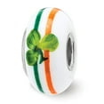 thumbnail image 2 of FB Jewels Ster.Silver Reflections Hand Painted The Irish Fenton Glass Bead, 2 of 3