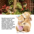 thumbnail image 3 of Figurine, Bunny Sculpture Vivid Wide Application Exquisite  For Lawn For Yard, 3 of 8