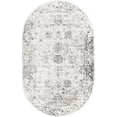 thumbnail image 1 of Unique Loom Sofia All Home Decor Rug 3' 3 x 5' 3 Oval Gray/Ivory, 1 of 2