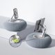 thumbnail image 3 of Almohada Weerihhol para tableta, soporte para teléfono para cama con suave tela de felpa, ajustable y desmontable, compatible con teléfonos y tabletas de 4.7 a 13 pulgadas (azul), 3 of 3