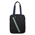 thumbnail image 2 of DYNWAVECA Tennis Bag Water Resistant Racquet Holder Practical Pouch Fashion Professional Tennis Racket Bag for Outdoor Travel Beginners black 1 shoulder, 2 of 10