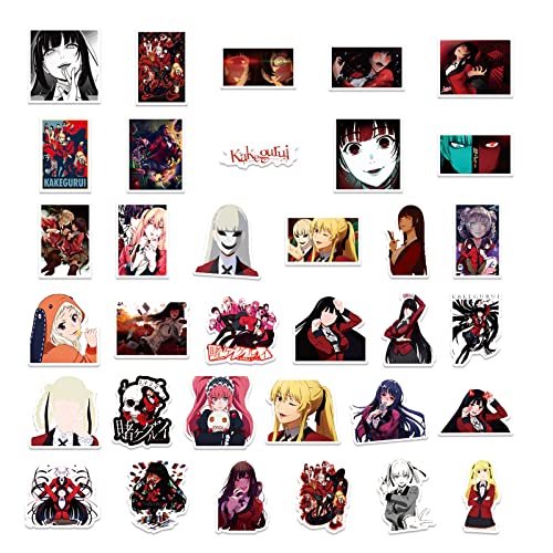 Pegatizas de anime Xibin 101pcs Regalos de manga divertidos para adolescentes Botella de agua Case de laptop de la computadora portátil