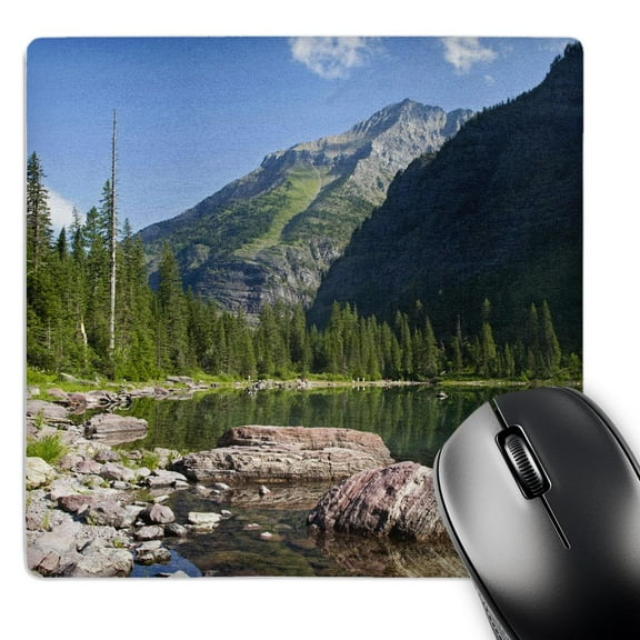 3dRose, Montana, Glacier National Park, Avalanche Lake - US27 JWI0158 - Jamie and Judy Wild, MousePad