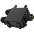 thumbnail image 4 of IP68 Weatherproof Cable Connection Enclosure - 3-Way Flame Retardant PC Material Junction Box with Silicone Sealing, Suitable for 4-15mm Wire Diameters, Ideal for Outdoor/Harsh Environments, Includes, 4 of 7