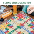 thumbnail image 5 of Flying Chess Carpet Aeroplane Chess Rug Playmat Fun Family Parent-child Game Party Game Travel Game (82 x 82cm, EVA Chess Pieces), 5 of 5