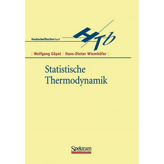 Statistische Thermodynamik, (Paperback)