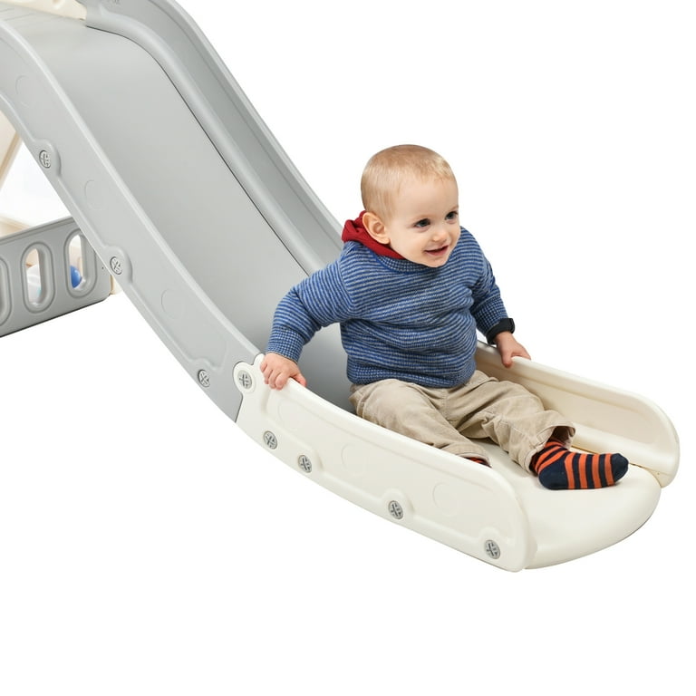 7 in 1 Kids Slide Playset Toddlers Freestanding Castle Climbing