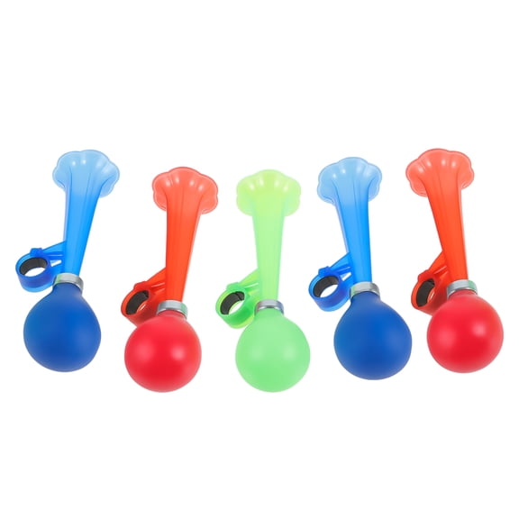 AURARMLET Portable Bike Horn Plastic 5Pcs 7.9x2in