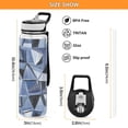 thumbnail image 3 of Modern Abstract Pattern 1000ml Tritan Sport Bottle Straw LeakProof Food-Grade Portable Wide Handle, 3 of 7