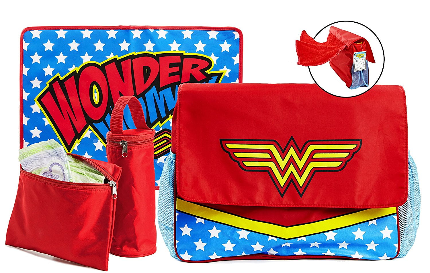 Dc Comics Warner Brothers Batman Messenger Diaper Bag Gray 5011 Dc Comics Warner Brothers Batman Messenger Diaper Bag Gray 5011
