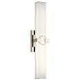 thumbnail image 1 of Kichler 45877PNLED Bordeaux Collection 22 in. LED&44; Nickel Poli - 4.50 in., 1 of 1