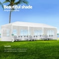 thumbnail image 4 of 10'x10'/20'/30' Outdoor Canopy Tent Heavy Duty Gazebo for Party Wedding BBQ Beach with Removable Walls (10'x30' with 8 Walls), 4 of 5