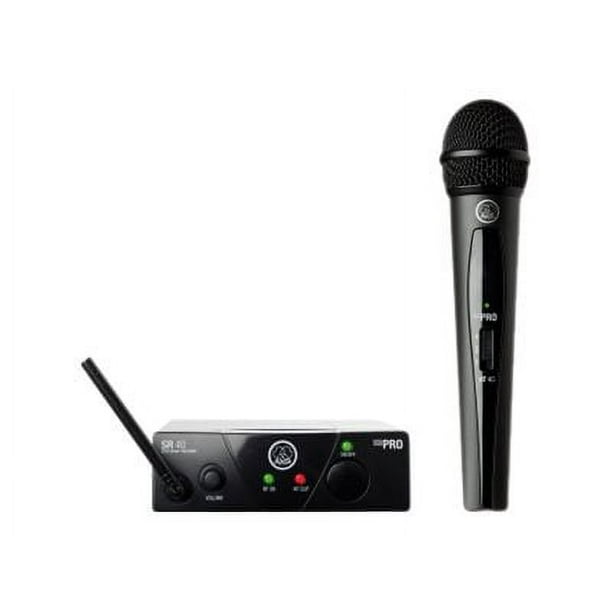 AKG WMS40 Mini - Système de microphone à Ensemble Vocal Unique - Noir